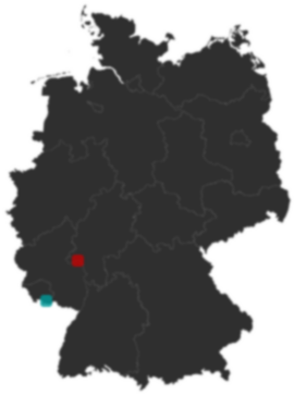 Deutschlandkarte: Wo liegt ?