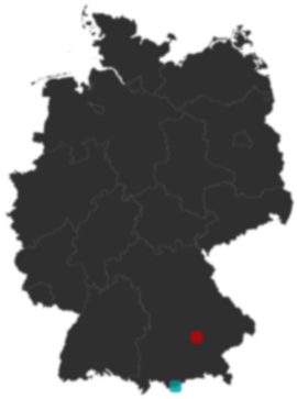 Deutschlandkarte: Wo liegt ?