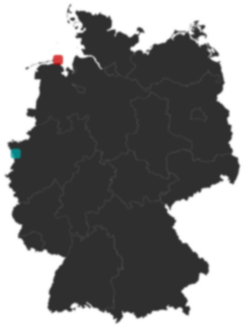 Deutschlandkarte: Wo liegt ?