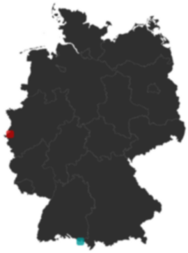 Deutschlandkarte: Wo liegt ?