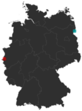 Deutschlandkarte: Wo liegt ?
