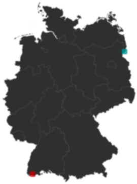 Deutschlandkarte: Wo liegt ?