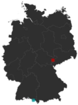 Deutschlandkarte: Wo liegt ?