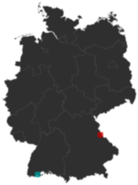 Deutschlandkarte: Wo liegt ?