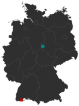 Deutschlandkarte: Wo liegt ?