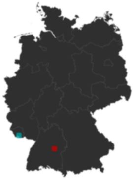 Deutschlandkarte: Wo liegt ?