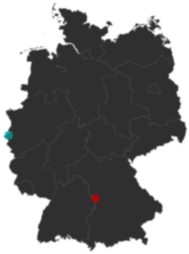 Deutschlandkarte: Wo liegt ?