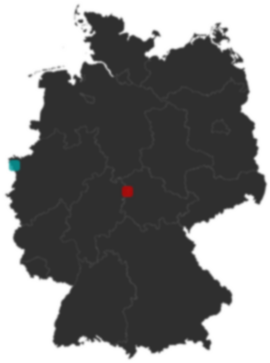 Deutschlandkarte: Wo liegt ?