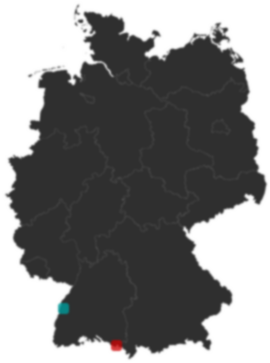 Deutschlandkarte: Wo liegt ?