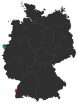 Deutschlandkarte: Wo liegt ?