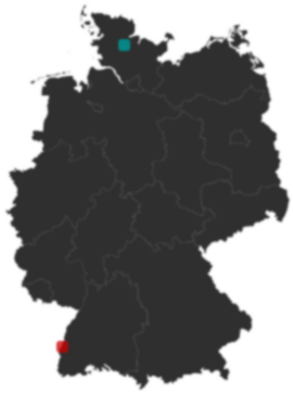 Deutschlandkarte: Wo liegt ?