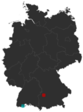 Deutschlandkarte: Wo liegt ?