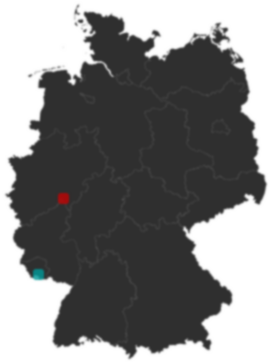 Deutschlandkarte: Wo liegt ?