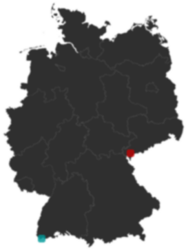 Deutschlandkarte: Wo liegt ?