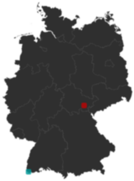 Deutschlandkarte: Wo liegt ?