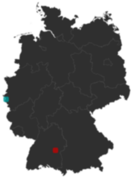 Deutschlandkarte: Wo liegt ?