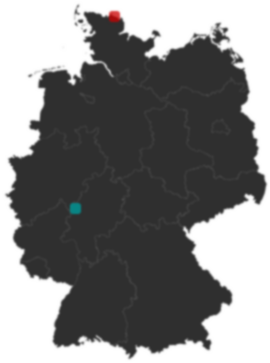 Deutschlandkarte: Wo liegt ?