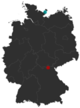 Deutschlandkarte: Wo liegt ?