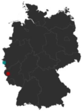 Deutschlandkarte: Wo liegt ?