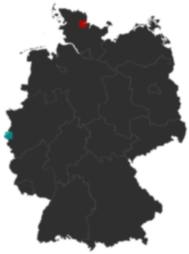 Deutschlandkarte: Wo liegt ?