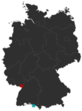 Deutschlandkarte: Wo liegt ?
