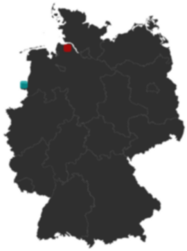 Deutschlandkarte: Wo liegt ?