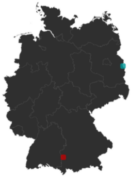 Deutschlandkarte: Wo liegt ?