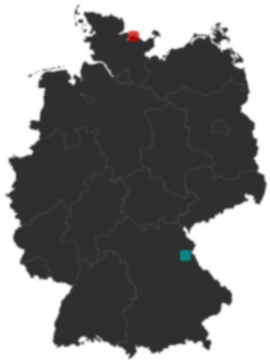Deutschlandkarte: Wo liegt ?