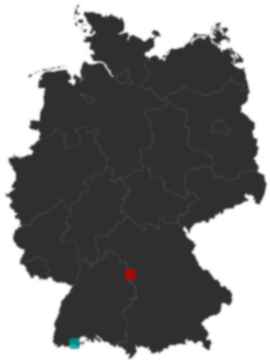 Deutschlandkarte: Wo liegt ?
