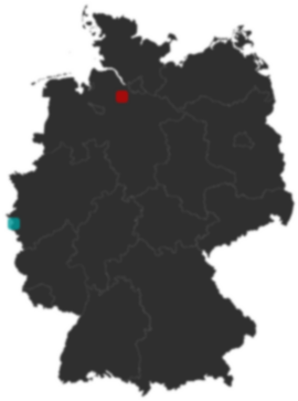Deutschlandkarte: Wo liegt ?