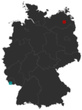 Deutschlandkarte: Wo liegt ?