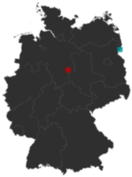 Deutschlandkarte: Wo liegt ?