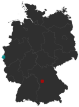 Deutschlandkarte: Wo liegt ?