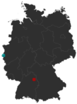 Deutschlandkarte: Wo liegt ?