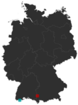 Deutschlandkarte: Wo liegt ?