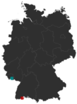 Deutschlandkarte: Wo liegt ?