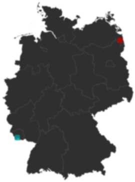 Deutschlandkarte: Wo liegt ?