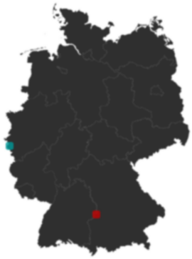Deutschlandkarte: Wo liegt ?