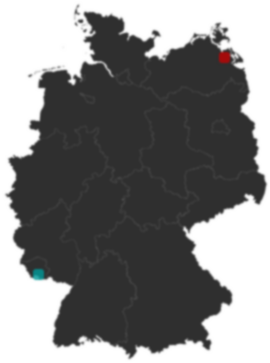 Deutschlandkarte: Wo liegt ?