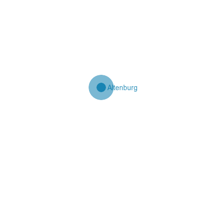 Karte Landkreis Altenburger Land