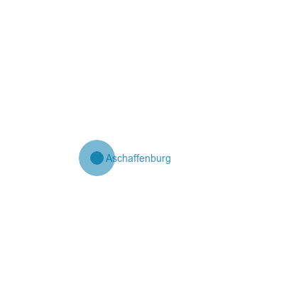 Karte Landkreis Aschaffenburg