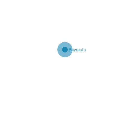 Karte Landkreis Bayreuth