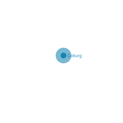 Karte Landkreis Coburg