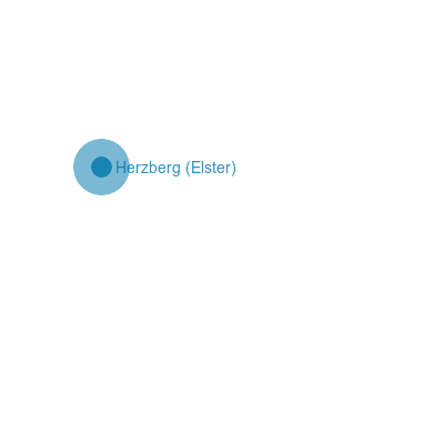 Karte Landkreis Elbe-Elster