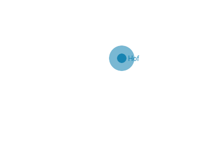 Karte Landkreis Hof