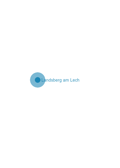 Karte Landkreis Landsberg am Lech