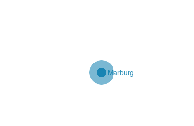 Karte Landkreis Marburg-Biedenkopf