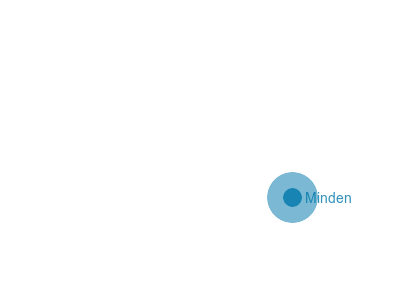 Karte Kreis Minden-Lübbecke