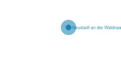 Karte Landkreis Neustadt an der Waldnaab
