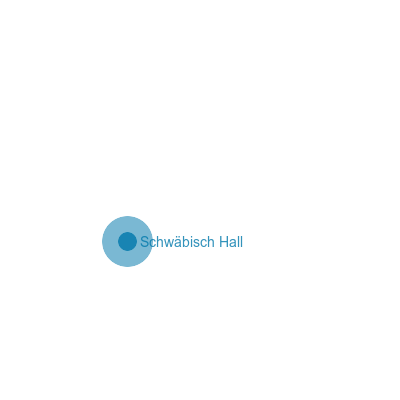 BadenWürttemberg Karte Landkreis Schwäbisch Hall